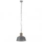 Preview: Hängelampe Industriestil 32 cm Grau E27