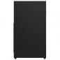 Preview: Badezimmerschrank Schwarz 60x33x61 cm Holzwerkstoff