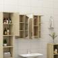Preview: Bad-Spiegelschrank Sonoma-Eiche 80x20,5x64 cm Holzwerkstoff