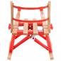 Preview:  Klappschlitten mit Rückenlehne 119 cm Holz  
