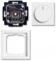 Preview: ARDEBO.de Busch-Jaeger 6523 UJ-84-102 Drehdimmer LED Komplettset, future linear, studioweiß glänzend (2CKA006512A0350)