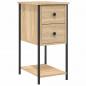 Preview: Nachttisch Sonoma-Eiche 32x42x70 cm Holzwerkstoff