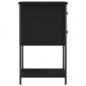 Preview: Nachttisch Schwarz 32x42x70 cm Holzwerkstoff