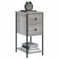Preview: Nachttisch Grau Sonoma 32x42x70 cm Holzwerkstoff