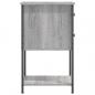 Preview: Nachttisch Grau Sonoma 32x42x70 cm Holzwerkstoff
