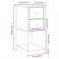 Preview: Nachttisch Grau Sonoma 32x42x70 cm Holzwerkstoff