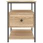 Preview: Nachttisch Sonoma-Eiche 40x42x56 cm Holzwerkstoff