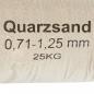 Preview: Filtersand 25 kg 0,71-1,25 mm