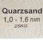 Preview: Filtersand 25 kg 1,0-1,6 mm