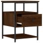 Preview: Nachttisch Braun Eichen-Optik 40x42x56 cm Holzwerkstoff