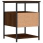 Preview: Nachttisch Braun Eichen-Optik 40x42x56 cm Holzwerkstoff