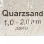 Preview: Filtersand 25 kg 1,0-2,0 mm