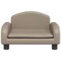Preview: Hundebett Cappuccino-Braun 50x40x30 cm Kunstleder