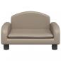 Preview: Hundebett Cappuccino-Braun 50x40x30 cm Kunstleder