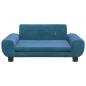 Preview: Hundebett Blau 70x45x33 cm Samt