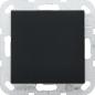 Preview: ARDEBO.de Gira 0268005 Blindabdeckung mit Tragring, System 55, schwarz matt