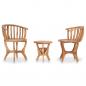 Preview: 3-tlg. Garten-Bistro-Set Teak Massivholz