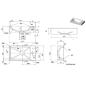 Preview: Waschbecken 400x220x90 mm SMC Weiß