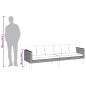 Preview: 3-Sitzer-Gartensofa mit Auflagen Poly Rattan Schwarz
