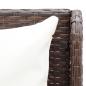 Preview: Garten-Ecksofa 2-tlg. Poly Rattan Braun