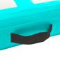 Preview: Aufblasbare Gymnastikmatte mit Pumpe 200x200x20 cm PVC Grün