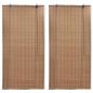 Preview: ARDEBO.de - Bambusrollos 2 Stk. 120x220 cm Braun