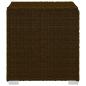 Preview: 3-tlg. Garten-Sonnenliegen mit Teetisch Poly Rattan Braun