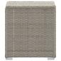 Preview: 3-tlg. Garten-Sonnenliegen mit Teetisch Poly Rattan Grau