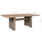 Preview: 9-tlg. Garten-Essgruppe Poly Rattan Braun  