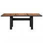 Preview: 9-tlg. Garten-Essgruppe Poly Rattan Schwarz