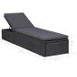 Preview: 11-tlg. Garten-Essgruppe Poly Rattan Schwarz