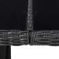 Preview: 11-tlg. Garten-Essgruppe Poly Rattan Schwarz