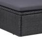 Preview: 11-tlg. Garten-Essgruppe Poly Rattan Schwarz