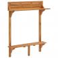 Preview: Balkon-Stehtisch 90x37x122,5 cm Massivholz Akazie