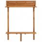 Preview: Balkon-Stehtisch 90x37x122,5 cm Massivholz Akazie