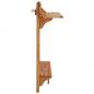 Preview: Balkon-Stehtisch 90x37x122,5 cm Massivholz Akazie