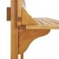 Preview: Balkon-Stehtisch 90x37x122,5 cm Massivholz Akazie