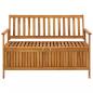 Preview: Gartenbank mit Stauraum 120 cm Massivholz Akazie