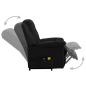 Preview: Massagesessel mit Aufstehhilfe Schwarz Stoff