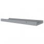 Preview: Bilderleisten 2 Stk. Grau 40x9x3 cm MDF
