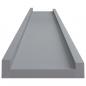 Preview: Bilderleisten 2 Stk. Grau 80x9x3 cm MDF