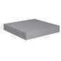 Preview: Schweberegale 4 Stk. Grau 23x23,5x3,8 cm MDF