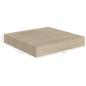 Preview: Schwebende Wandregale 2 Stk. Eichefarben 23x23,5x3,8cm MDF