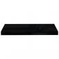 Preview: Schweberegale 2 Stk. Hochglanz-Schwarz 60x23,5x3,8 cm MDF