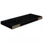 Preview: Schweberegale 2 Stk. Hochglanz-Schwarz 60x23,5x3,8 cm MDF
