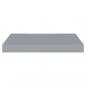Preview: Schwebende Wandregale 2 Stk. Grau 40x23x3,8cm MDF