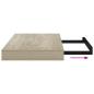 Preview: Schwebende Wandregale 2 Stk. Eichefarben 40x23x3,8cm MDF