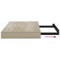 Preview: Schwebende Wandregale 4 Stk. Eichefarben 40x23x3,8cm MDF