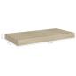 Preview: Schwebende Wandregale 2 Stk. Eichefarben 50x23x3,8cm MDF