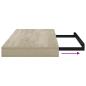 Preview: Schwebende Wandregale 2 Stk. Eichefarben 50x23x3,8cm MDF
